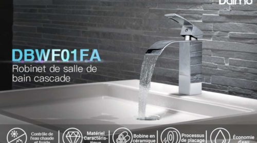 Robinet De Salle De Bain Cascade à Bec Fin Dalmo