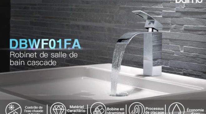 Robinet De Salle De Bain Cascade à Bec Fin Dalmo