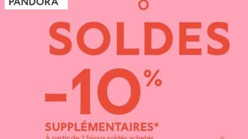 10% De Remise Supplémentaire Sur Les Soldes Pandora