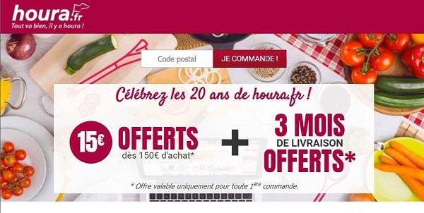 15€ De Remise Sur Vos Courses En Ligne Sur Houra