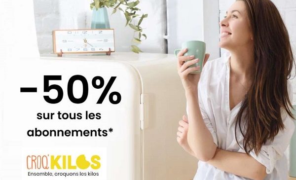 50% de remise sur la méthode programme minceur Croq’Kilos !