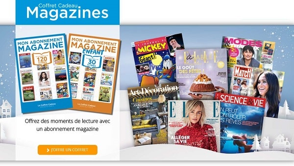 Coffret Cadeau Abonnement Magazine Offrez Un Abonnement Magazine Au Choix