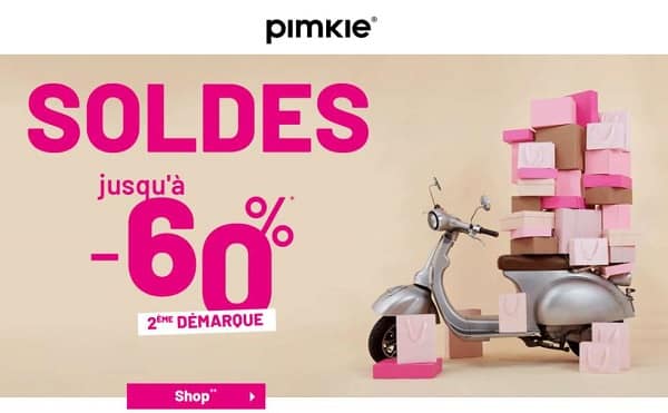 Deuxième démarque Pimkie ! Jusqu’à -60% !