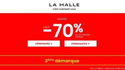 Encore Plus De Produits Démarqués Pour La 3ème Démarque Des Soldes La Halle