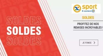 Fortes démarques Sport E. Leclerc de -60% sur un grand nombre d’articles (dont marques Fila, Nike, Adidas….) – en ligne
