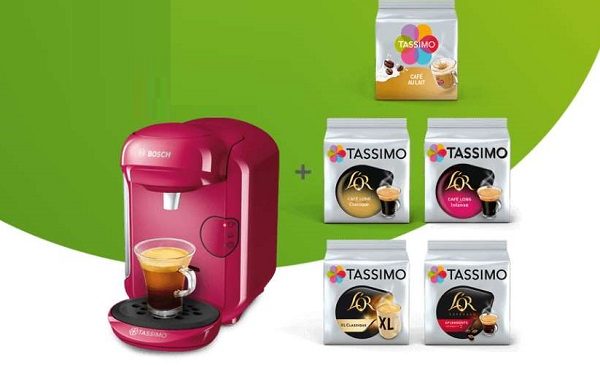 Offre Pack Machine Tassimo Vivy 2 Et 5 Paquets De Dosettes