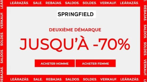 Seconde Démarque Des Soldes Springfield