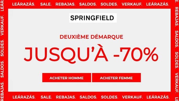 Seconde Démarque Des Soldes Springfield