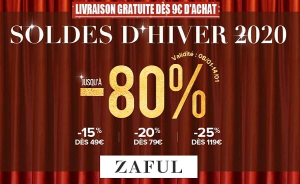 Soldes Zaful : jusqu’a -80% sur la mode (femme et homme) et livraison gratuite dés 9€