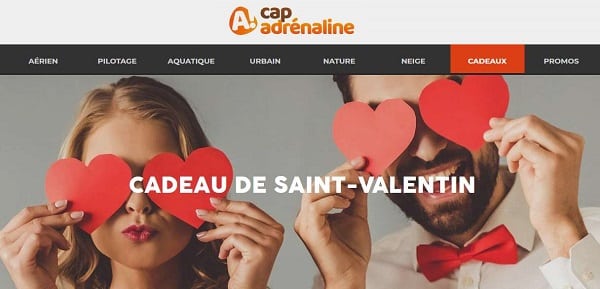 Spéciale Saint Valentin Offrez Des Activités De Loisirs & Adrénaline à Partager Avec Les Coffrets Cap Adrénaline