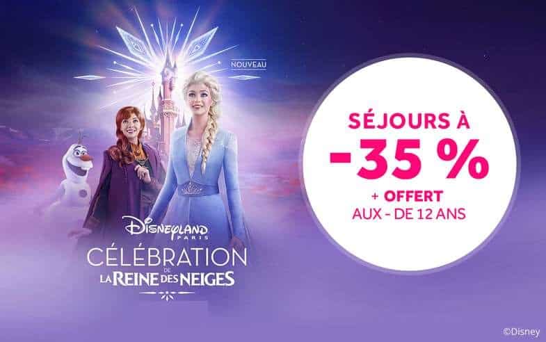 Vente Disneyland Paris : jusqu’à -35% sur les séjours (Séjour offert aux –12 ans)