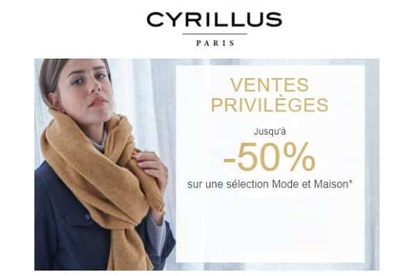 Ventes Privilèges Cyrillus