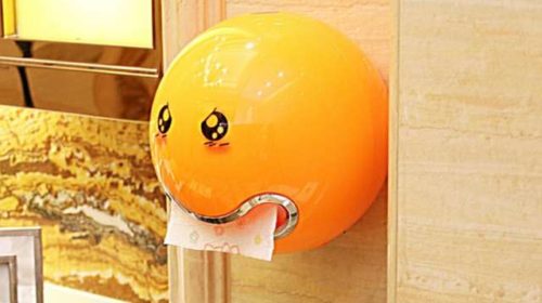 Porte Rouleau Essuie Tout Smiley 3d