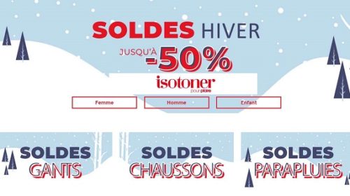 Soldes Isotoner Jusqu'à 50% De Remise Sur Les Gants, Chaussons, Bonnets, écharpes, Parapluies