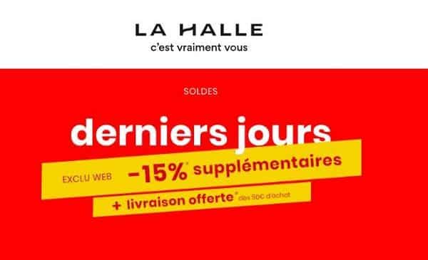 15% En Plus Sur Les Articles Des Soldes Sur La Halle