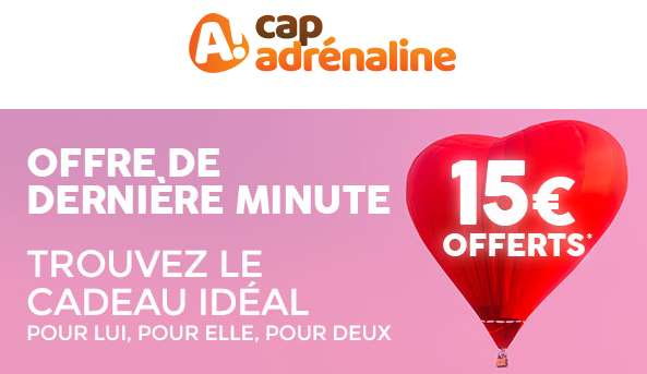 15€ De Remise Immédiate Sur Les Coffrets Cap Adrénaline