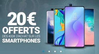 20€ de remise sur les Smartphones vendus par Rue Du Commerce dès 400€