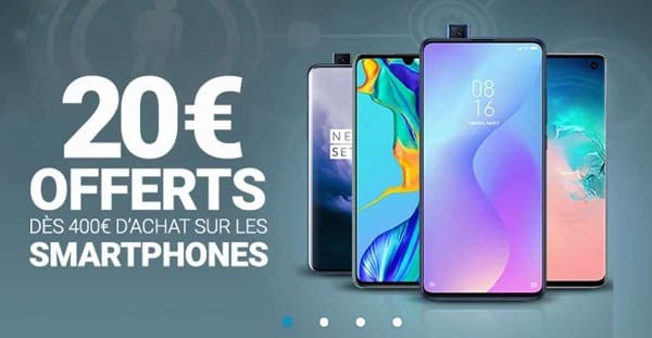 20€ De Remise Sur Les Smartphones Vendus Par Rue Du Commerce