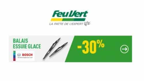 30% De Remise Sur Les Balais D'essuie Glace Bosch Chez Feu Vert