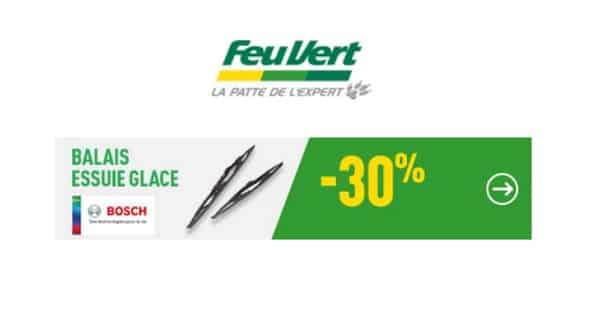 30% De Remise Sur Les Balais D'essuie Glace Bosch Chez Feu Vert