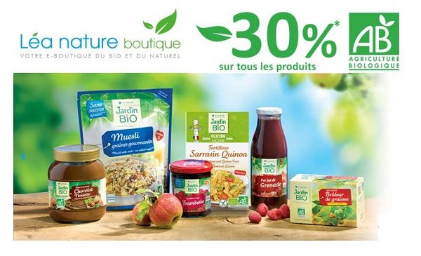 30% Sur Les Produits Label Agriculture Biologique (ab) De Lea Nature