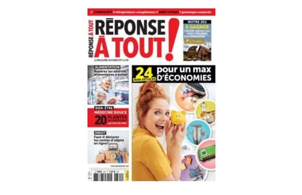 Abonnement à Réponse à Tout pas cher : 29€ l’année (12 N°) – offre flash 🔥