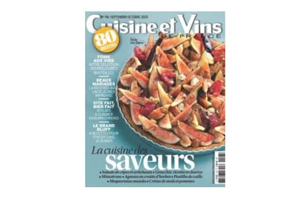 Abonnement magazine Cuisine et Vins de France pas cher : 29,90€ les 2 ans – 12N°