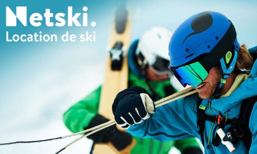 Bon de réduction sur Netski (location de ski) : 10% à 15% supplémentaire pour 1€
