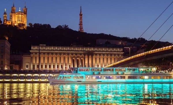 Lyon Croisière Rhône Et Saône Avec Repas Moins Chère Croisière Bateau Restaurant Hermès