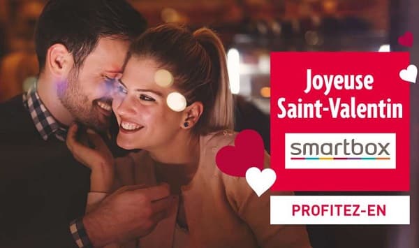 Offre Flash Saint Valentin Coffret Cadeau Smartbox