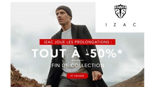 Opération Fin De Collection Izac Tout à 50% (prêt à Porter Masculin)