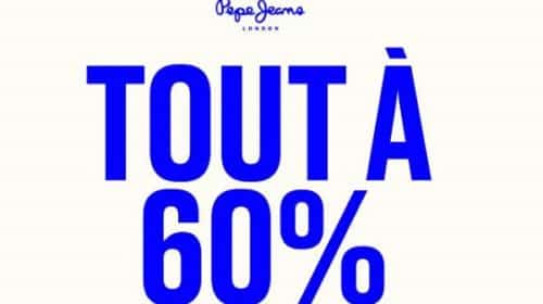 Tout à 60% Pour Les Derniers Jours Des Soldes Pepe Jeans