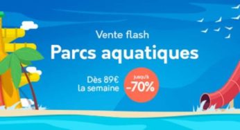 Vente Flash Campings avec Parc Aquatique avec des remises allant jusqu’à -70% (dés 89€ la semaine)