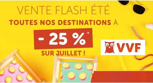 Vente Flash Sur Les Vacances D’été Vvf