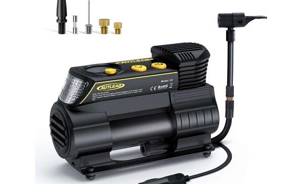 Compresseur Auto Puissant 12v Avec écran Autlead C2