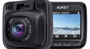 43,99€ dashcam avec capteur Sony Exmor 1080P AUKEY DR01(grand angle 170°, enclenchement auto, écran)