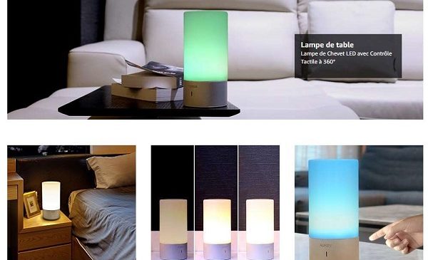 Lampe De Bureau Tactile 360° Aukey Lt T6