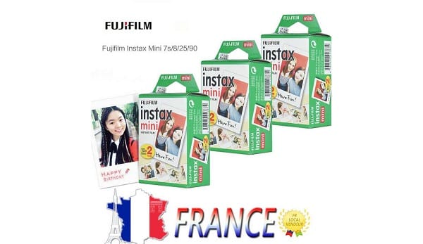 Lot De 60 Papiers Photo Instantané Fujifilm Instax Mini