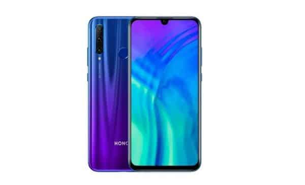 Smartphone Honor 20 Lite 4go+128go, Triple Caméra, Ecran Full Hd+ Sans Bordures