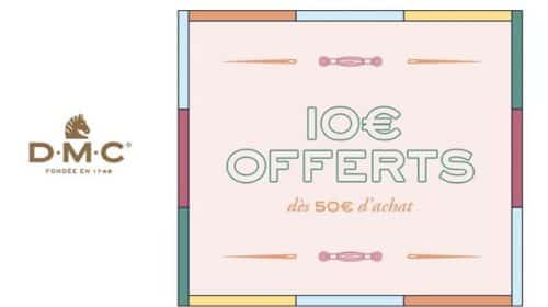 10€ Offerts à Partir De 50€ D'achat Sur La Boutique Dmc