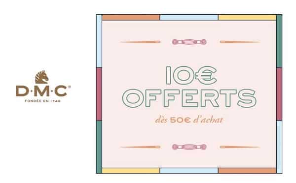 10€ Offerts à Partir De 50€ D'achat Sur La Boutique Dmc