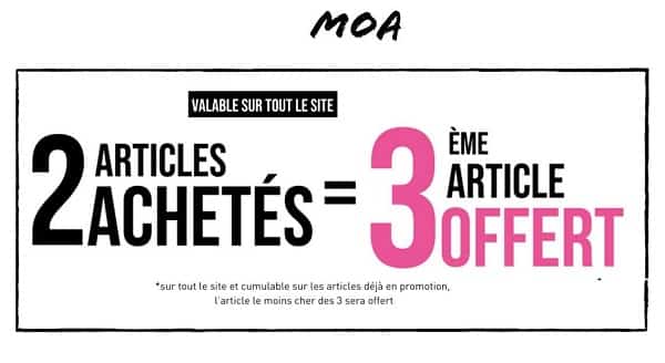 2 Achetés = Le Troisième Gratuit Sur Tout Même Promo