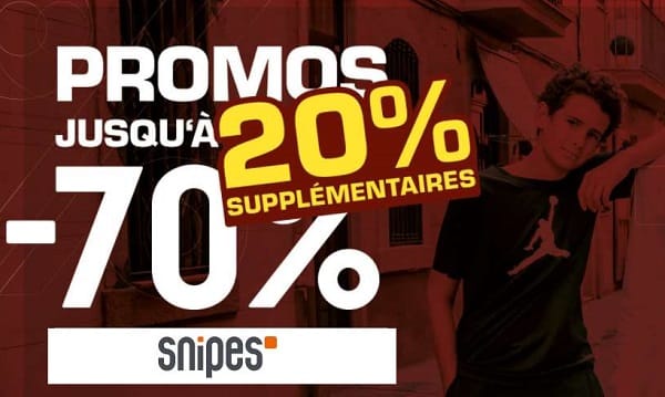 20% Supplémentaire Sur Tout Le Site Snipes