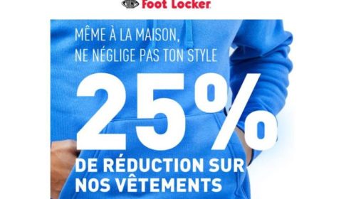 25% De Remise Sur Tous Les Vêtements Vendus Sur Foot Locker
