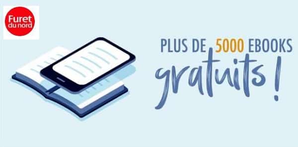 5 000 livres numériques gratuits sur Le Furet du Nord (durant la durée du confinement)