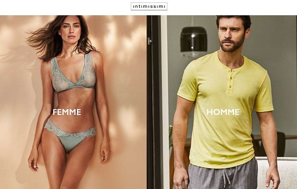 Bon plan : -70% sur les fins de série Lingerie Intimissimi + livraison gratuite domicile sur tout le site