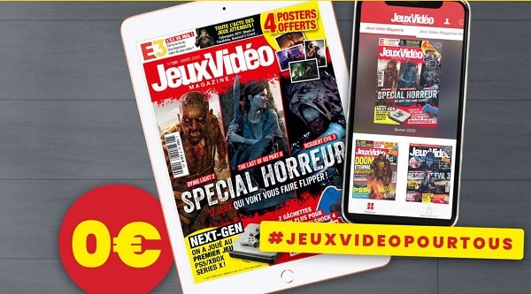 Abonnement 3 mois gratuit au magazine Jeux Vidéo Magazine (version numérique) – sans engagement