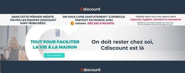 Bon Plan Courses En Ligne Livraison Domicile Gratuite Dès 25€ Sur Cdiscount