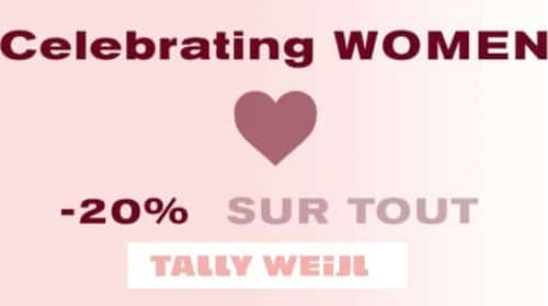 Celebrating Women Tally Weijl Remise Sur Tout Même Outlet Et Promo Pour La Journée De La Femme