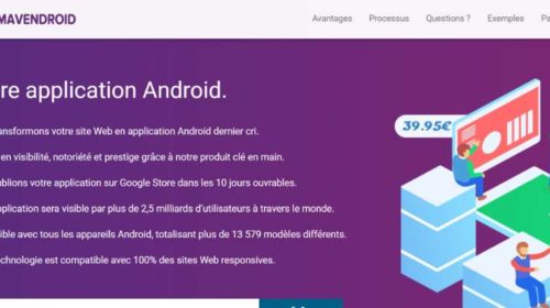 Création Et Publication Application Android Clé En Main Pas Chère Avec Mavendroid